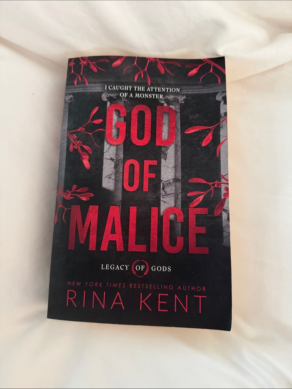God of Malice by Rina Kent - Black & Red Paperback